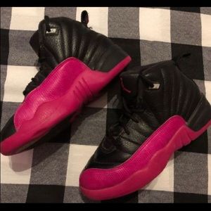 ‼️‼️‼️ SOLD ‼️‼️‼️Jordan 12’s (Pink and Black)